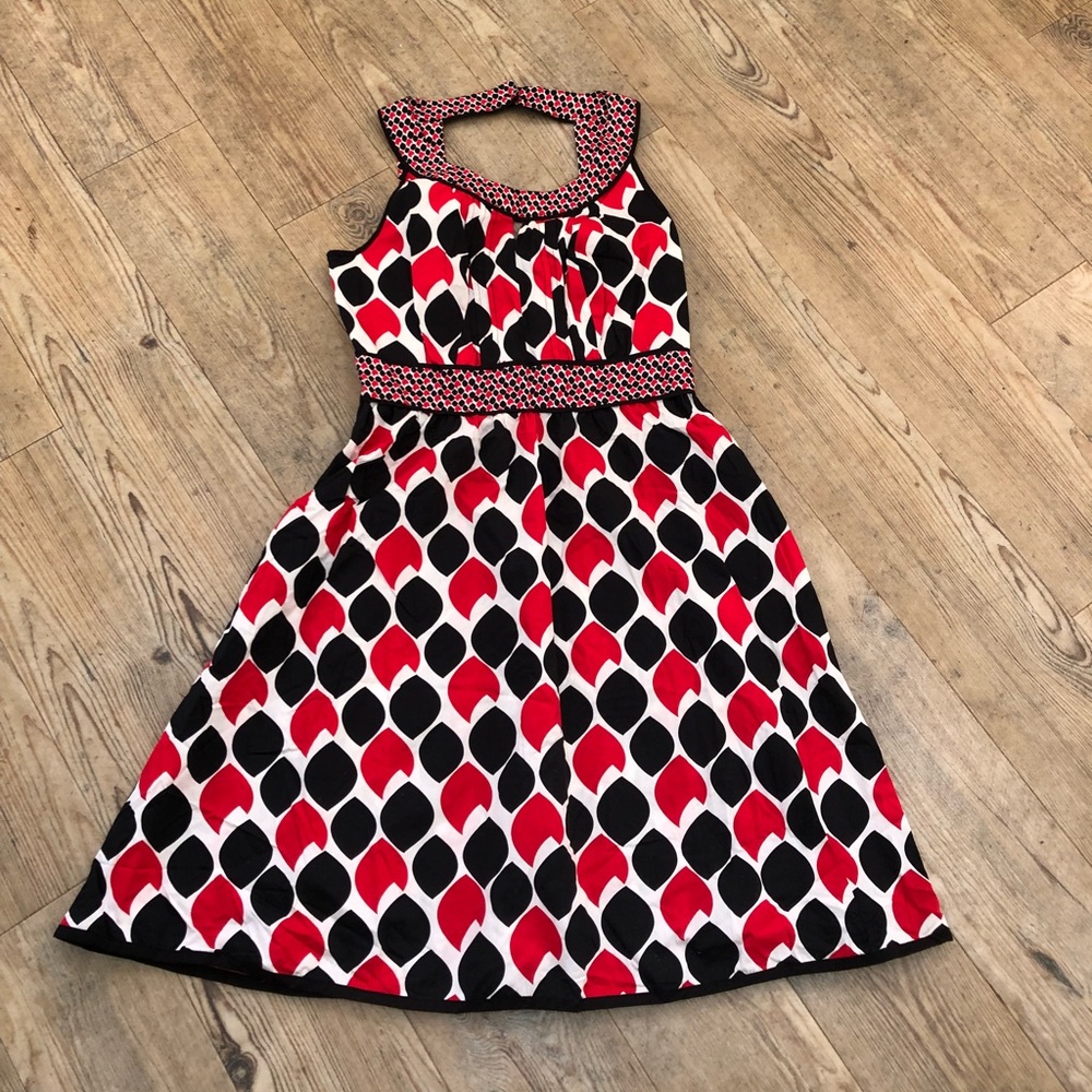 Red and Black Sundress